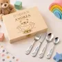 Regalos personalizados: Cubiertos personalizados: Cubiertos Infantiles personalizados con nombre y dibujo