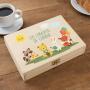 Regalos personalizados: Cubiertos personalizados: Caja de cubiertos personalizada animalitos