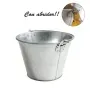 Regalos personalizados: Cristaler&iacute;a personalizada: Cubo metal galvanizado con abridor