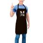 Regalos personalizados: Delantales personalizados: Delantal de cocina BIO bordado 'Inicial'