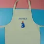 Regalos personalizados: Delantales personalizados: Delantal infantil BIO bordado