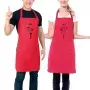 Regalos personalizados: Delantales personalizados: Delantales BIO para pareja bordados
