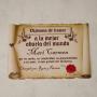 Regalos personalizados: Dise&ntilde;o y decoraci&oacute;n: Diploma pergamino a la mejor abuela