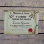 Regalos personalizados: Dise&ntilde;o y decoraci&oacute;n: Diploma pergamino a la mejor esposa