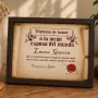 Regalos personalizados: Dise&ntilde;o y decoraci&oacute;n: Diploma pergamino a la mejor esposa