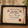 Regalos personalizados: Dise&ntilde;o y decoraci&oacute;n: Diploma pergamino a la mejor t&iacute;a