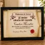Diploma pergamino al mejor abuelo