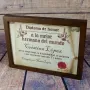 Regalos personalizados: Dise&ntilde;o y decoraci&oacute;n: Diploma pergamino a la mejor hermana