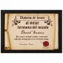 Regalos personalizados: Dise&ntilde;o y decoraci&oacute;n: Diploma pergamino al mejor hermano