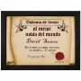 Regalos personalizados: Dise&ntilde;o y decoraci&oacute;n: Diploma pergamino al mejor novio