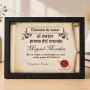 Regalos personalizados: Dise&ntilde;o y decoraci&oacute;n: Diploma pergamino al mejor primo