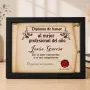 Regalos personalizados: Dise&ntilde;o y decoraci&oacute;n: Diploma pergamino al mejor profesional