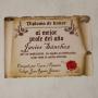 Regalos personalizados: Dise&ntilde;o y decoraci&oacute;n: Diploma pergamino al mejor profesor