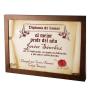 Regalos personalizados: Dise&ntilde;o y decoraci&oacute;n: Diploma pergamino al mejor profesor
