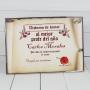 Regalos personalizados: Dise&ntilde;o y decoraci&oacute;n: Diploma pergamino al mejor profesor