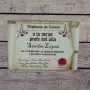 Regalos personalizados: Diploma pergamino al mejor profesor del a&ntilde;o: Diploma pergamino al mejor profesor del a&ntilde;o