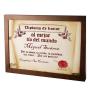 Regalos personalizados: Dise&ntilde;o y decoraci&oacute;n: Diploma pergamino al mejor t&iacute;o