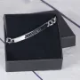 Regalos personalizados: Joyas personalizadas: Esclava para hombre grabada