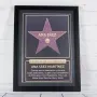 Regalos personalizados: Dise&ntilde;o y decoraci&oacute;n: Estrella de la fama personalizada con marco