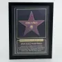 Regalos personalizados: Dise&ntilde;o y decoraci&oacute;n: Estrella de la fama personalizada con marco