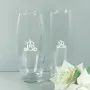Regalos personalizados: Cristaler&iacute;a personalizada: Florero grabado con monograma