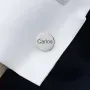 Regalos personalizados: Regalos con nombre: Gemelos de plata redondos grabados