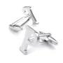 Regalos personalizados: Joyas personalizadas: Gemelos de su inicial para hombre