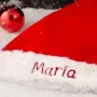 Regalos personalizados: Regalos con nombre: Gorro de Pap&aacute; N&ouml;el bordado con cascabeles