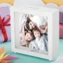 Regalos personalizados: Regalos con fotos: Hucha de madera personalizada para Comuni&oacute;n