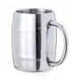 Regalos personalizados: Cristaler&iacute;a personalizada: Jarra cerveza de acero inoxidable