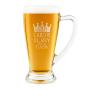 Regalos personalizados: Cristaler&iacute;a personalizada: Jarra de cerveza Baviera para el rey de la casa