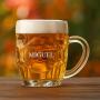 Regalos personalizados: Cristaler&iacute;a personalizada: Jarra de cerveza con nombre grabado