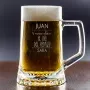 Regalos personalizados: Cristaler&iacute;a personalizada: Jarra de cerveza divertida para d&iacute;a del padre