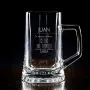 Regalos personalizados: Cristaler&iacute;a personalizada: Jarra de cerveza divertida para d&iacute;a del padre