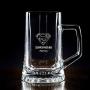 Regalos personalizados: Cristaler&iacute;a personalizada: Jarra de cerveza en estuche Supernovio grabado