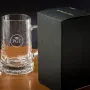 Regalos personalizados: Cristaler&iacute;a personalizada: Jarra de cerveza grabada con iniciales