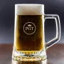 Regalos personalizados: Cristaler&iacute;a personalizada: Jarra de cerveza grabada con iniciales