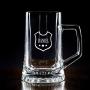Regalos personalizados: Cristaler&iacute;a personalizada: Jarra de cerveza grabada con su nombre