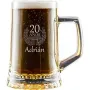 Regalos personalizados: Cristaler&iacute;a personalizada: Jarra de cerveza grabada para cumplea&ntilde;os