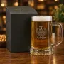 Regalos personalizados: Cristaler&iacute;a personalizada: Jarra de cerveza grabada para cumplea&ntilde;os