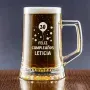 Regalos personalizados: Cristaler&iacute;a personalizada: Jarra de cerveza para cumplea&ntilde;os