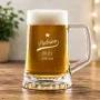 Regalos personalizados: Cristaler&iacute;a personalizada: Jarra de cerveza para padrino personalizada