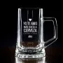 Regalos personalizados: Cristaler&iacute;a personalizada: Jarra de cerveza personalizada 'Te amo...'