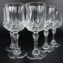 Regalos personalizados: Cristaler&iacute;a personalizada: Juego de 6 copas de vino talladas grabadas
