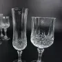 Regalos personalizados: Cristaler&iacute;a personalizada: Juego de copas talladas grabadas con inicial