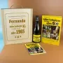 Regalos personalizados: Kits regalo: Kit futbolero 'libro y botella de vino' personalizada de los 60