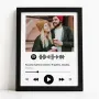 Regalos personalizados: Regalos con fotos: L&aacute;mina personalizada con c&oacute;digo Spotify