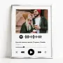 Regalos personalizados: Regalos con fotos: L&aacute;mina personalizada con c&oacute;digo Spotify
