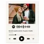 Regalos personalizados: Regalos con fotos: L&aacute;mina personalizada con c&oacute;digo Spotify