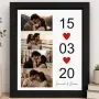 Regalos personalizados: Regalos con fotos: L&aacute;mina personalizada para enamorados con fotos